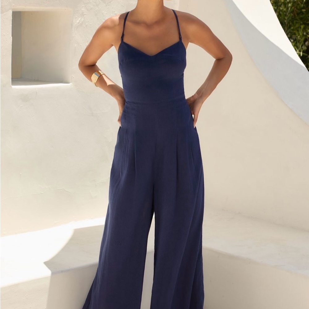 Navy Jumpsuit